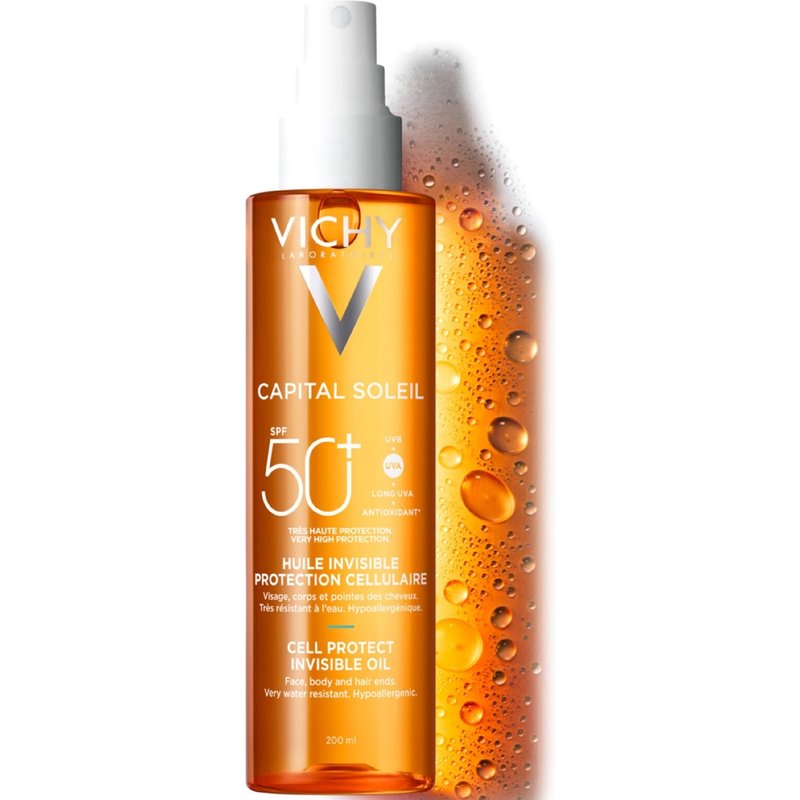 Vichy Capital Soleil Cell Protect Oil SPF 50 200ml