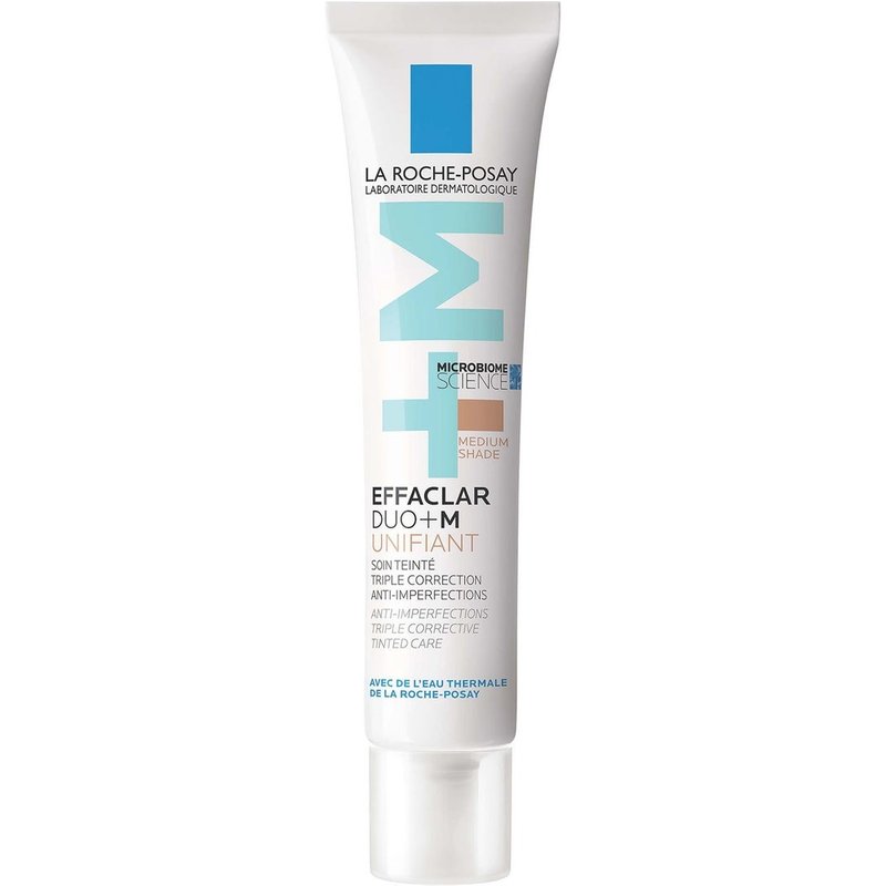 La Roche-Posay Effaclar Duo+M Unifiant Deep Anti-Imperfection Triple Corrective Tinted Care for Blemish-Prone Skin Medium 40ml