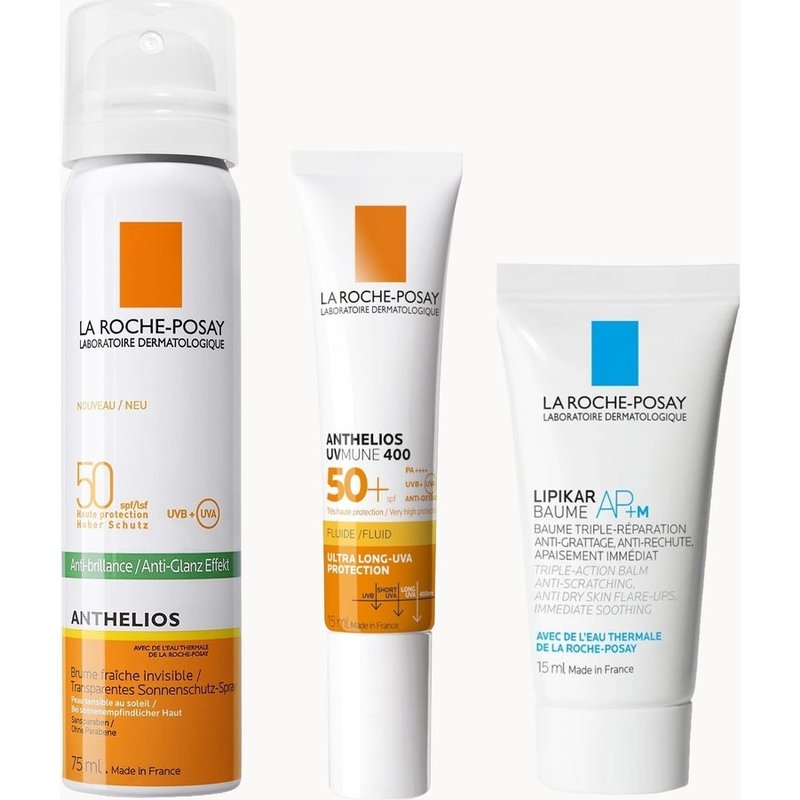 La Roche-Posay Anthelios SPF50 and Lipikar Balm Trio Bundle