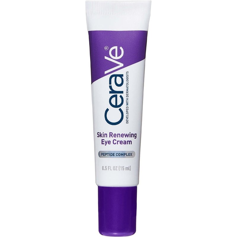 CeraVe Skin Renewing Eye Cream with Peptide Complex & Caffeine for Brighter, Smoother Eyes 15ml