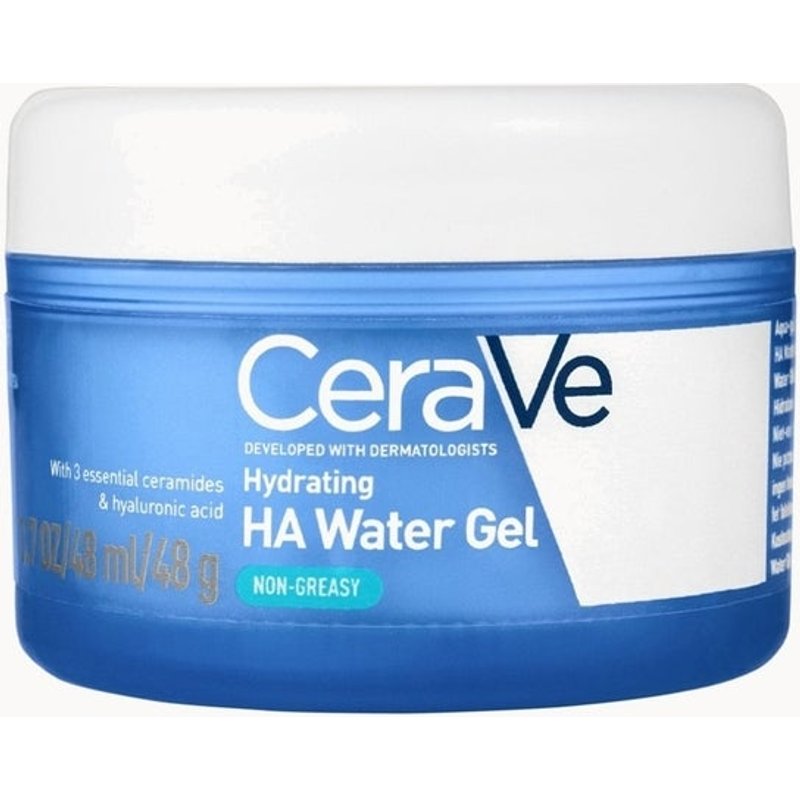 CeraVe Hydrating Hyaluronic Acid Water Gel for Plumping Hydration with Ceramides,Hyaluronic Acid & Niacinamide 48ml