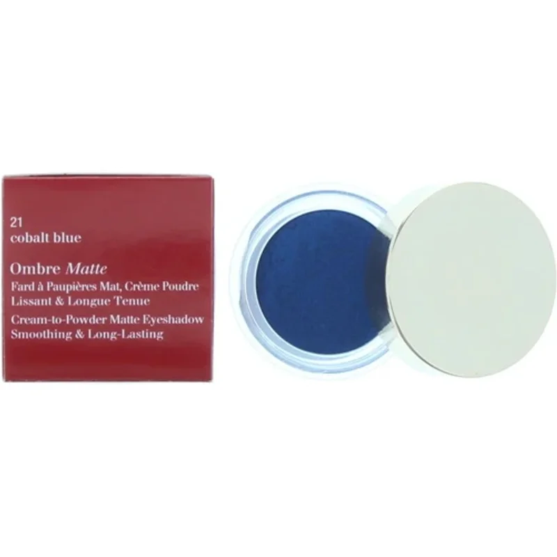 Clarins Ombre Matte Cream To Powder Eyeshadow 21 Cobalt Blue