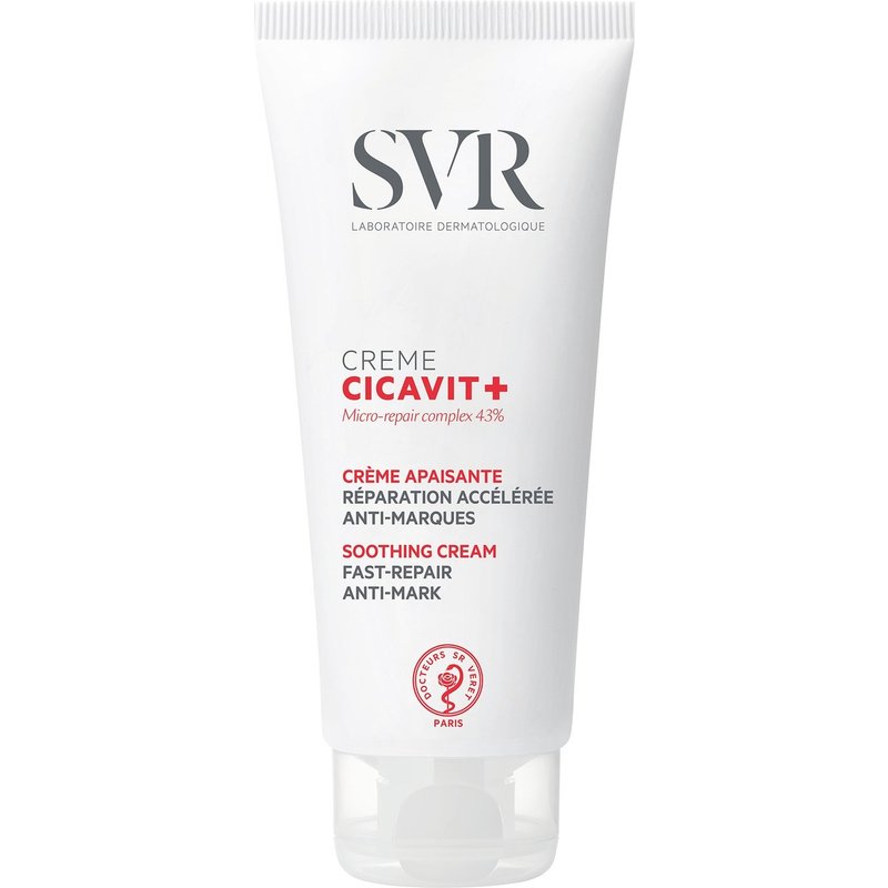 SVR CICAVIT+ SOS Scar & Wound Healing Cream for Damaged, Sensitised Skin, Nappy Rash, Chicken Pox, Grazes, Cuts, All Ages, 100ml