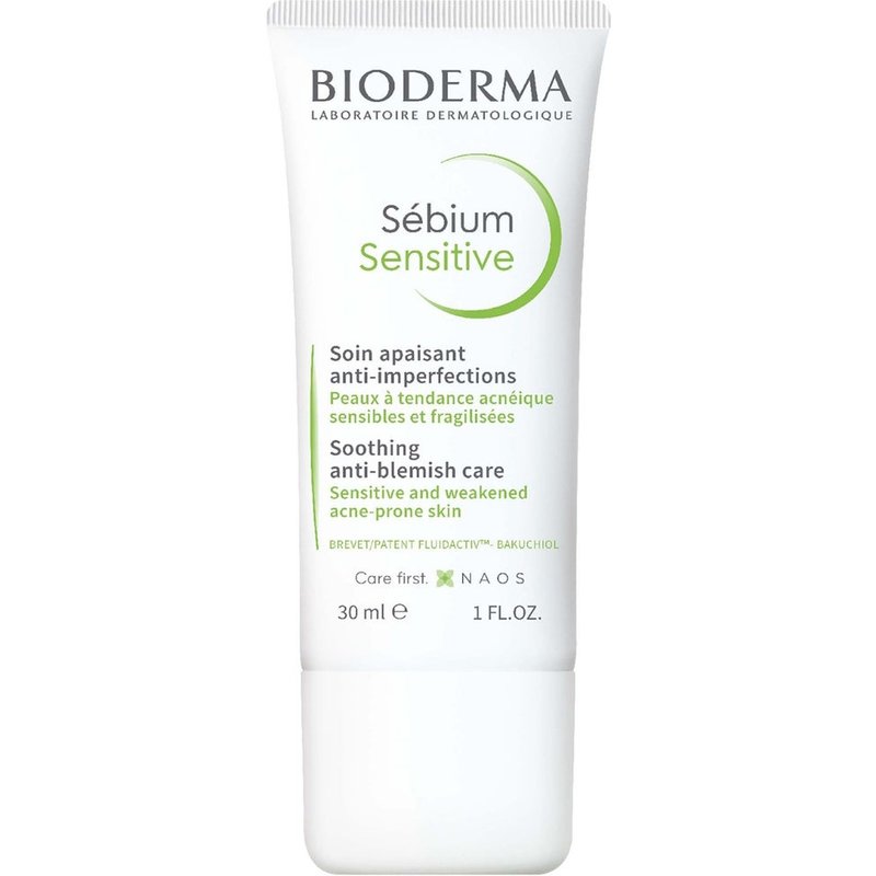 Bioderma Sebium Sensitive Soothing Moisturising Anti-Blemish Cream 30ml