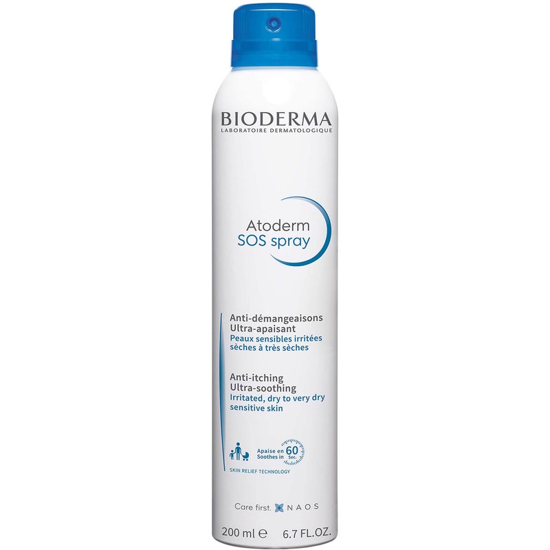 Bioderma Atoderm Anti-Itching and Ultra-Soothing Spray Very Dry Skin 200ml