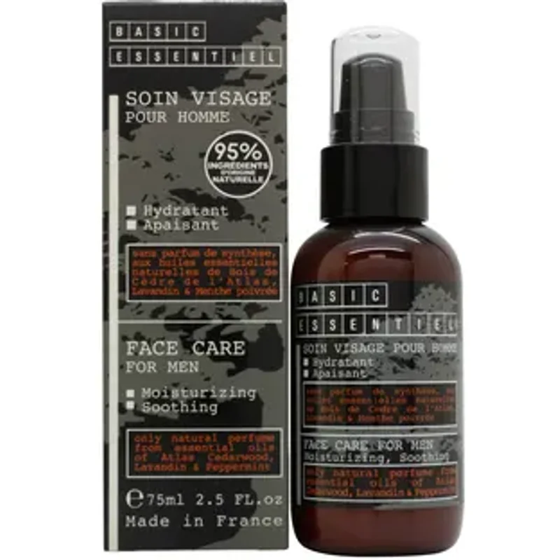 Basic Essentiel Face Care For Men Moisturising Soothing Cream 75ml