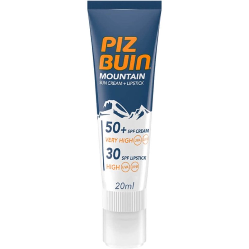 Piz Buin Mountain Sun Cream and Lipstick - Very High SPF50+