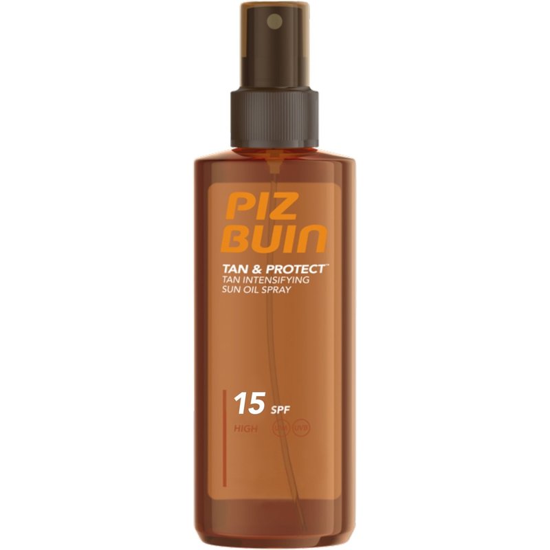 Piz Buin Tan & Protect Tan Intensifying Sun Oil Spray - Medium SPF15 150ml