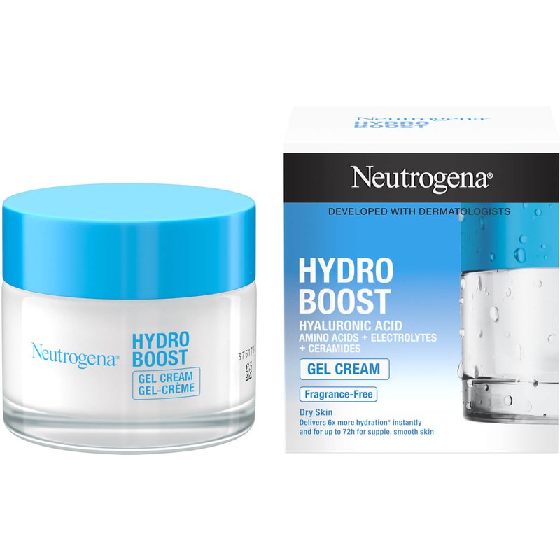 Neutrogena Hydro Boost Gel Cream Facial Moisturiser for Dry and Dehydrated Skin 50ml