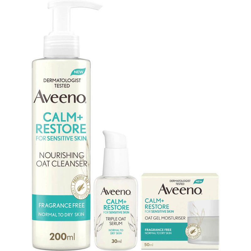 Aveeno Face 3-Step Routine Bundle for Sensitive Skin