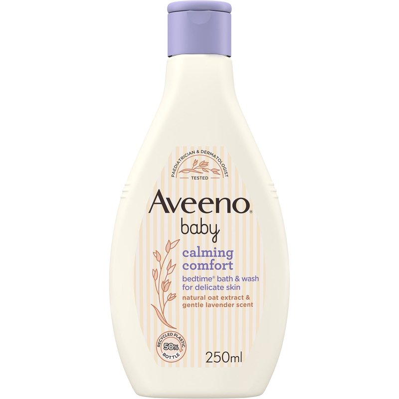 Aveeno Baby Calming Comfort Bedtime Bath and Wash 250ml