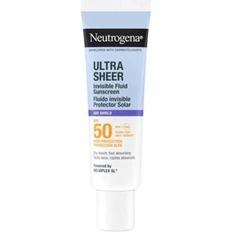 Neutrogena Ultra Sheer Age Shield Invisible Fluid Sunscreen SPF 50 50ml