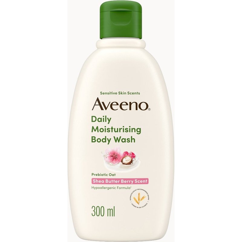 Aveeno Daily Moisturising Body Wash Shea Berry 300ml
