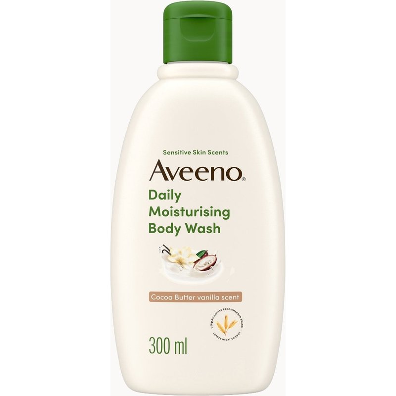 Aveeno Daily Moisturising Body Wash Cocoa Vanilla 300ml