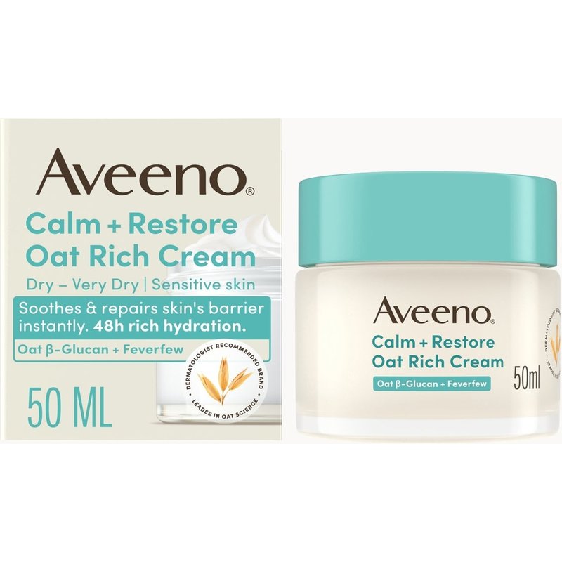Aveeno Calm + Restore Oat Rich Cream 50ml