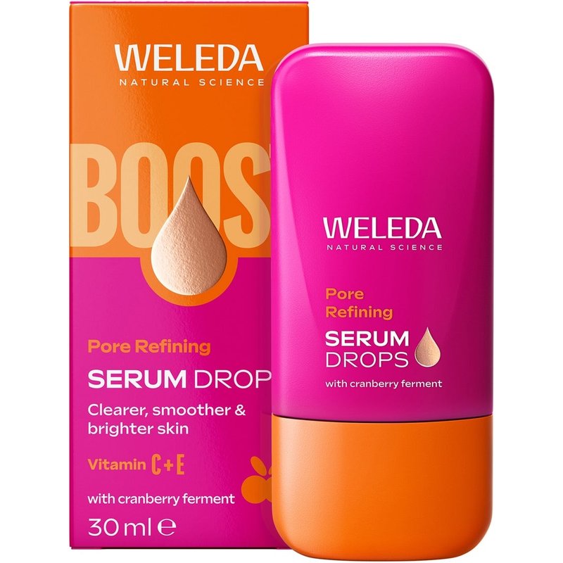 Weleda Pore Refining Vitamin C Serum Drops with Cranberry 30ml