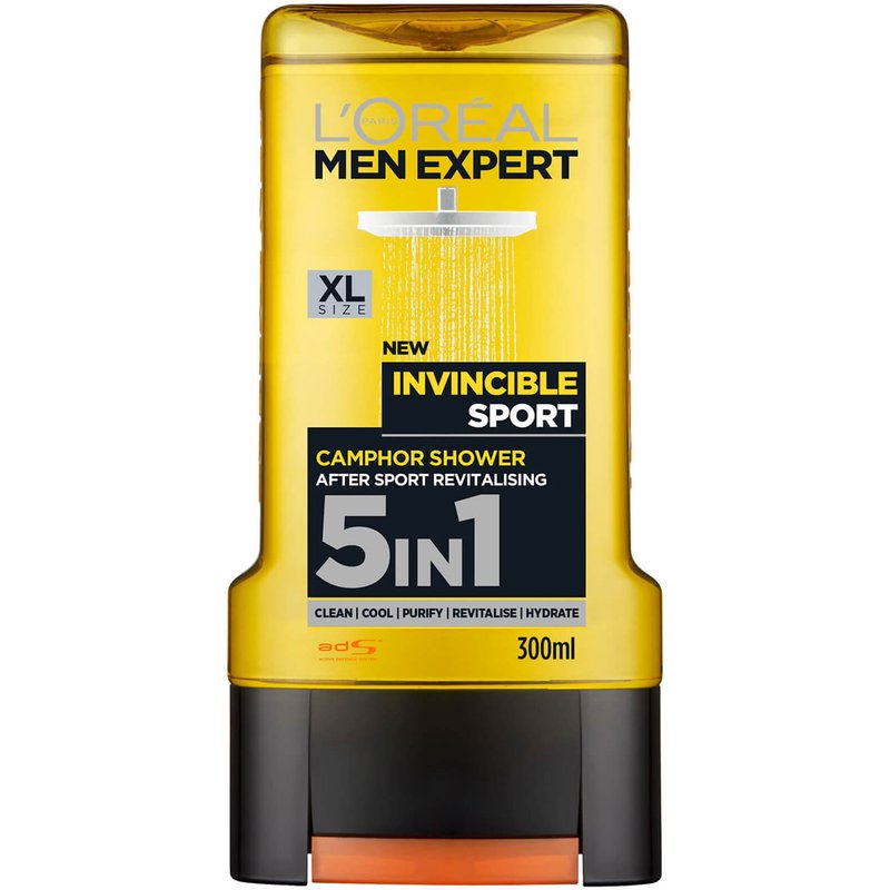 L'Oréal Men Expert Invincible Sport 5-in-1 Shower Gel 300ml