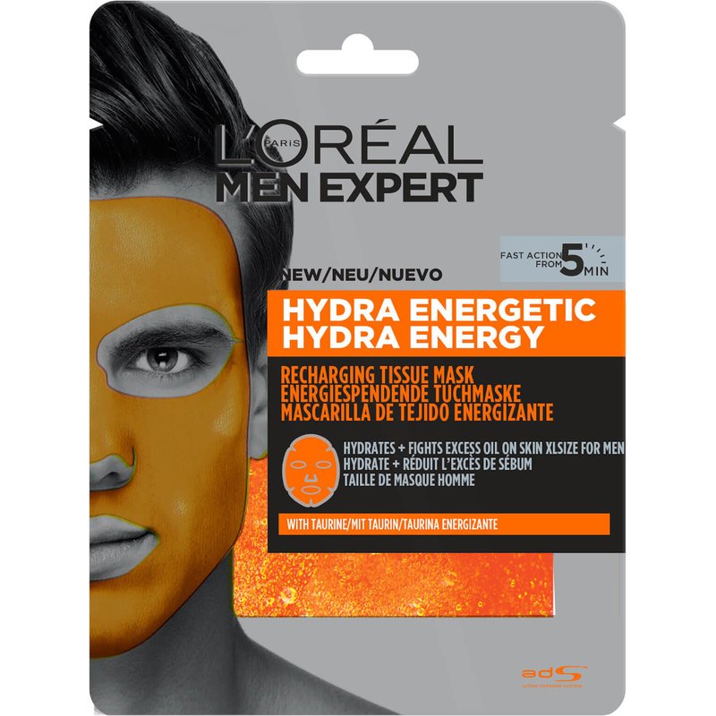 L'Oréal Paris Men Expert Hydra Energetic Tissue Mask 30g