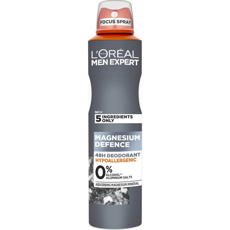L'Oréal Paris Men Expert Hypoallergenic Deodorant 48 Hour Protection 250ml