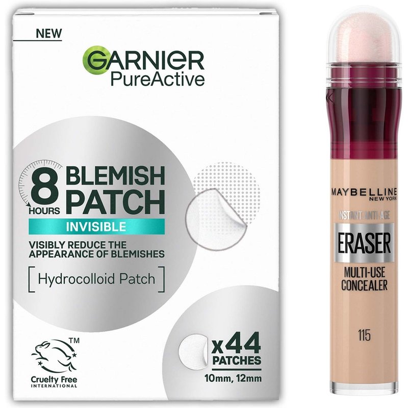 Garnier x Maybelline Patch & Conceal Bundle (Various Shades) - 115 Warm Light