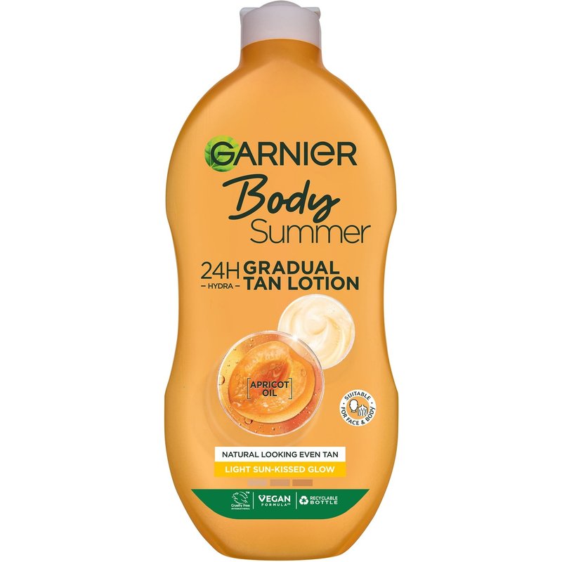 Garnier Summer Body Hydrating Gradual Tan Moisturiser Light 400ml
