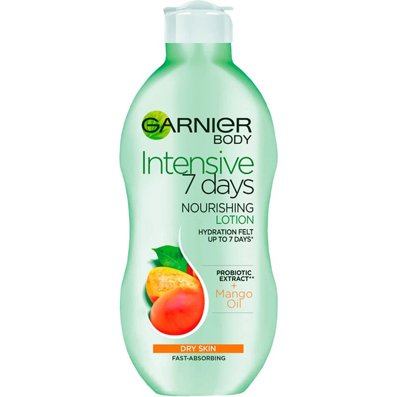 Garnier Intensive 7 Days Mango Probiotic Extract Body Lotion Dry Skin 400ml