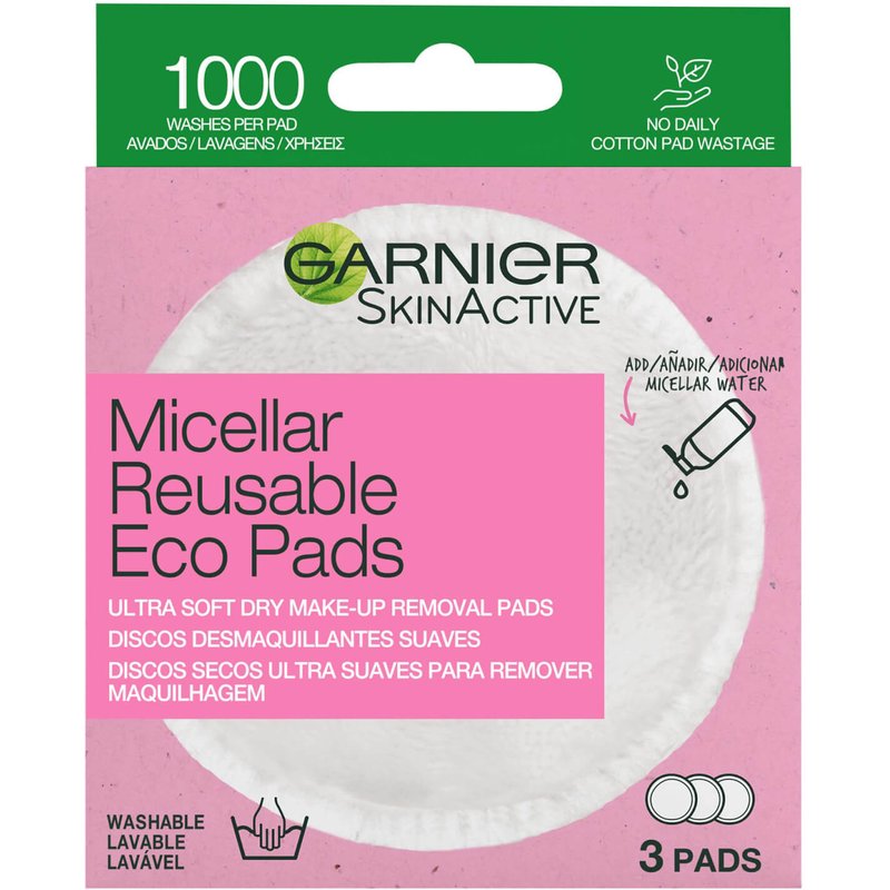 Garnier Micellar Reusable Make-up Remover Eco Pads