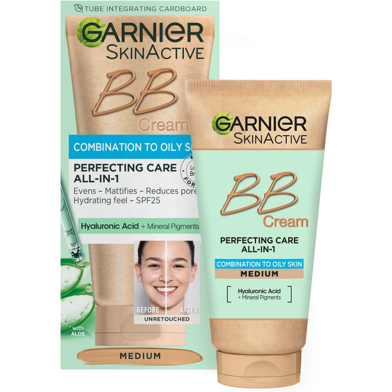 Garnier BB Cream Oil Free Tinted Moisturiser (Various Shades) - Medium