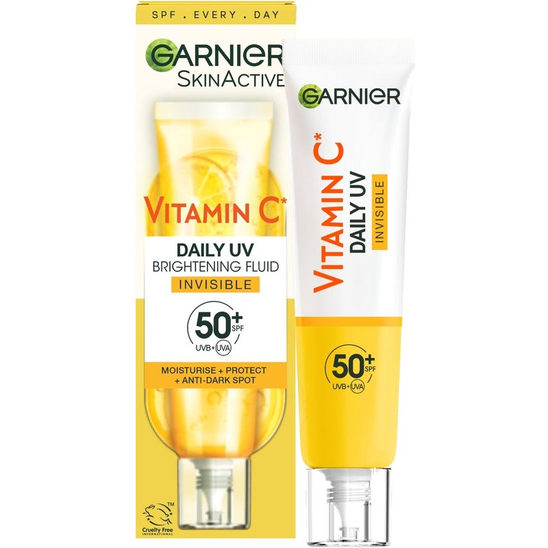 Garnier Vitamin C Daily UV Brightening Fluid Invisible SPF 50+ 40ml