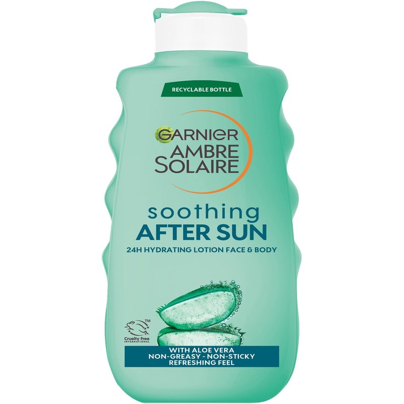 Garnier Ambre Solaire After Sun Lotion For Face & Body With Aloe Vera, 175ml