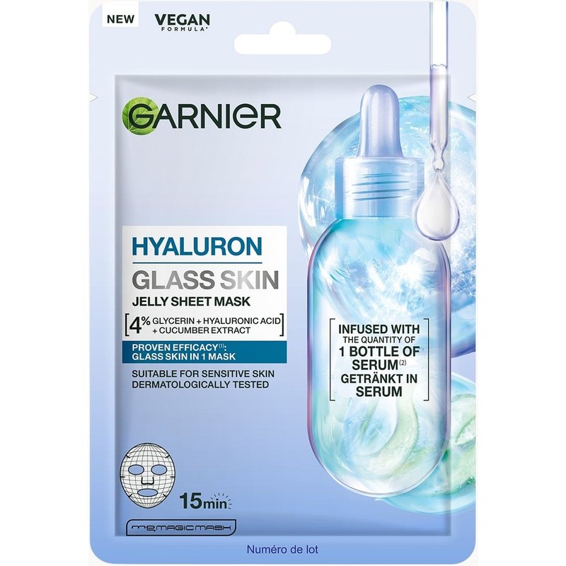 Garnier Hyaluron+ Glass Skin Jelly Face Mask 27g
