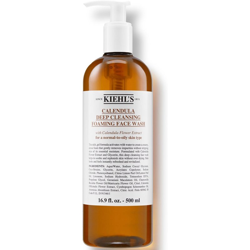 Kiehl's Calendula Deep Cleansing Foaming Face Wash - 500ml