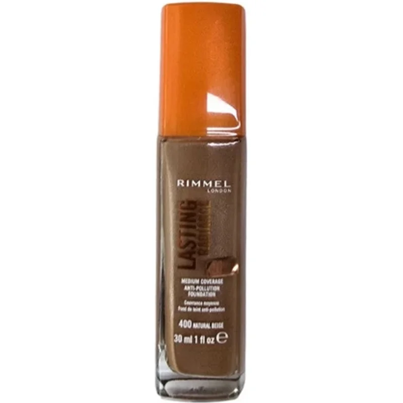 Rimmel Lasting Radiance Anti Pollution Foundation 400 Natural Beige