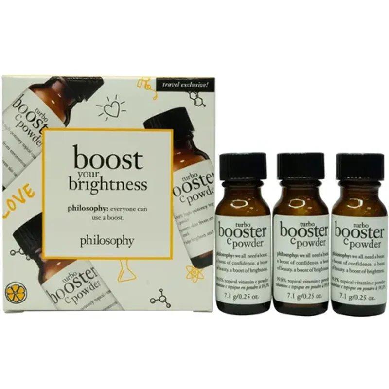 Philosophy Boost Your Brightness Trio Set Philosophy Turbo Booster C 3x 7.1g