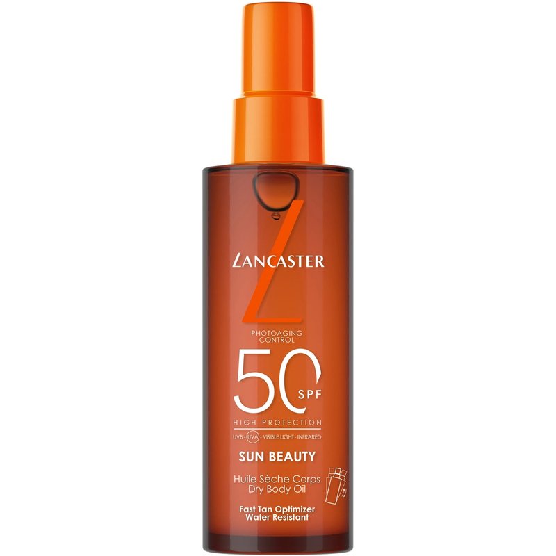 Lancaster Sun Beauty Fast Tan Optimizer Satin Dry Oil SPF50 150ml
