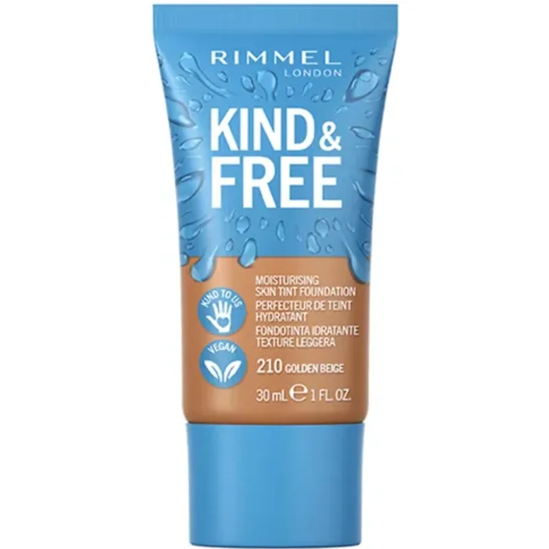 Rimmel Kind & Free Moisturising Skin Tint Foundation 210 Golden Beige