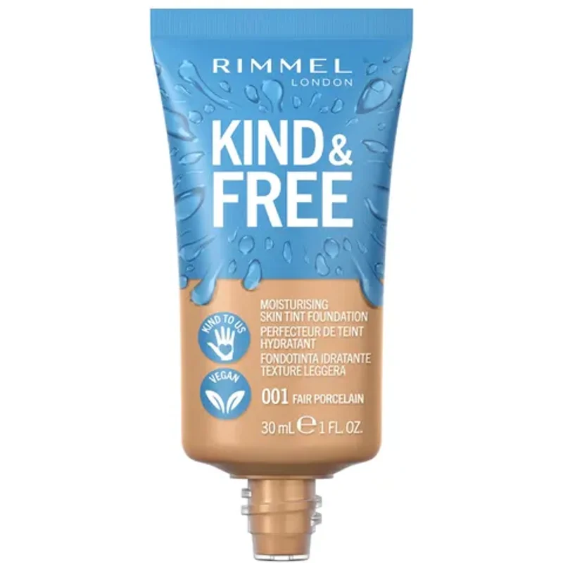 Rimmel Kind & Free Moisturising Skin Tint Foundation 001 Fair Porcelain