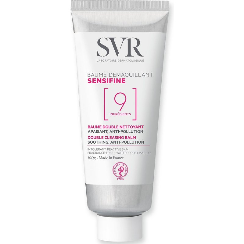 SVR SENSIFINE Coconut Oil & Shea Butter Soothing Balm-In-Oil Face Cleanser & Make-Up Remover for Sensitive, Reactive Skin, 100ml