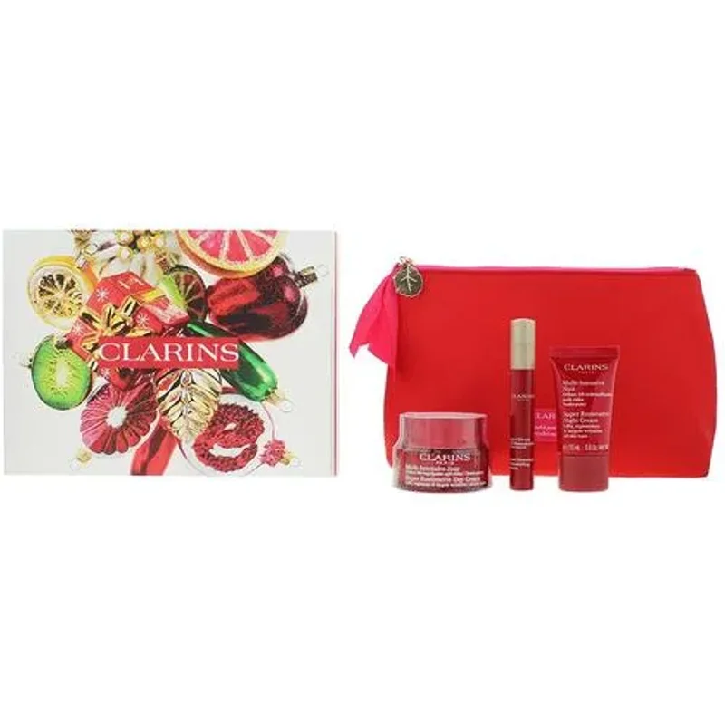 Clarins Super Restorative Collection Super Restorative Day Cream + Remodelling Serum + Night Cream