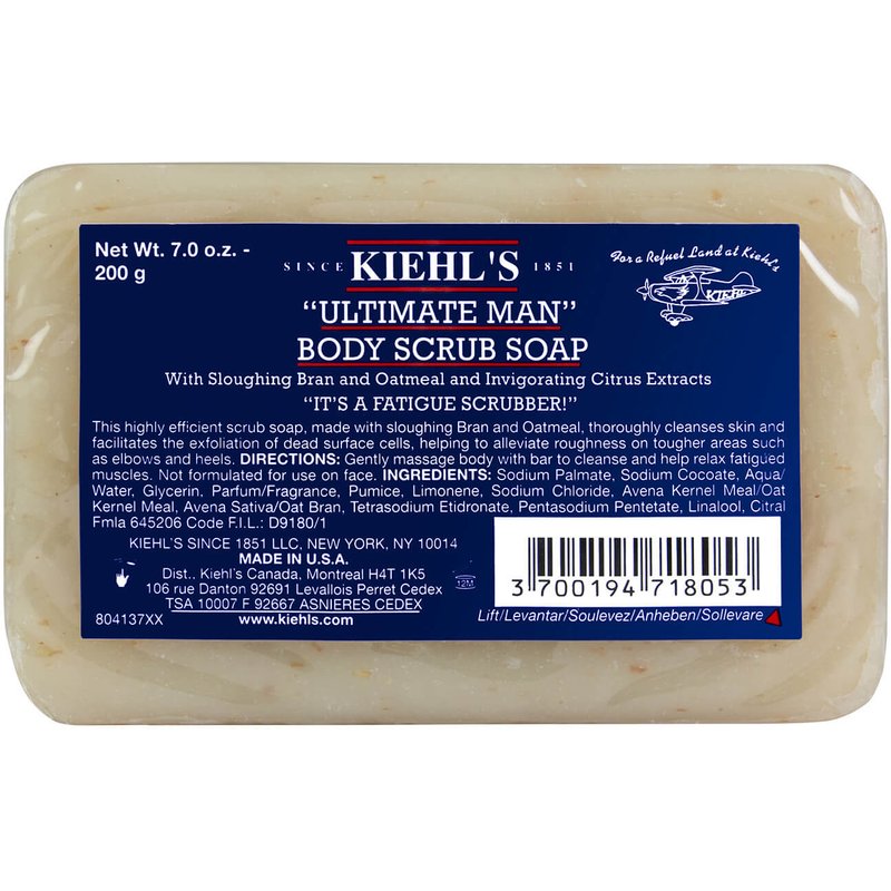 Kiehl's Ultimate Man Body Scrub Soap 200g