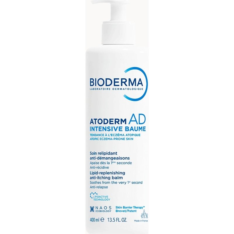 Bioderma Atoderm AD Intensive Balm Face & Body Cream for Very Dry Eczema Prone Itchy Skin 400ml