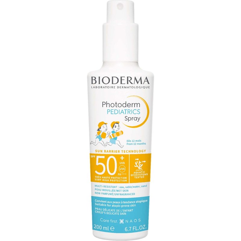 Bioderma Photoderm Pediatrics Spray SPF 50+ Multi-Resistant Non-Greasy Sunscreen for Children Over 12 Months 200ml