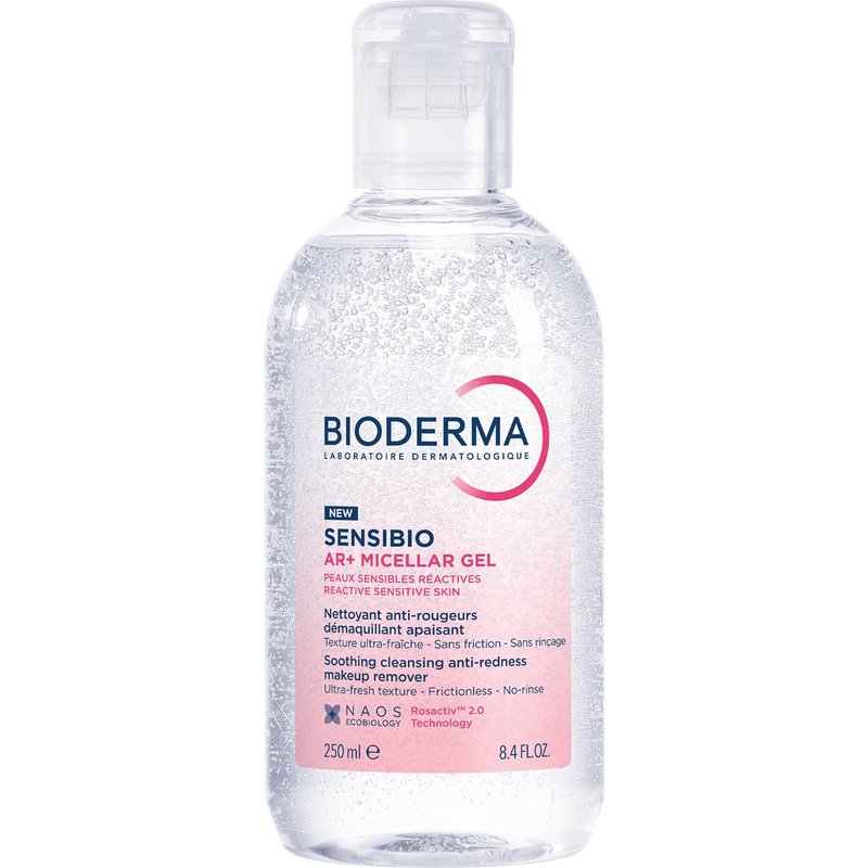 Bioderma Sensibio Micellar Gel Soothing Cleansing Anti-Redness Makeup Remover 250ml