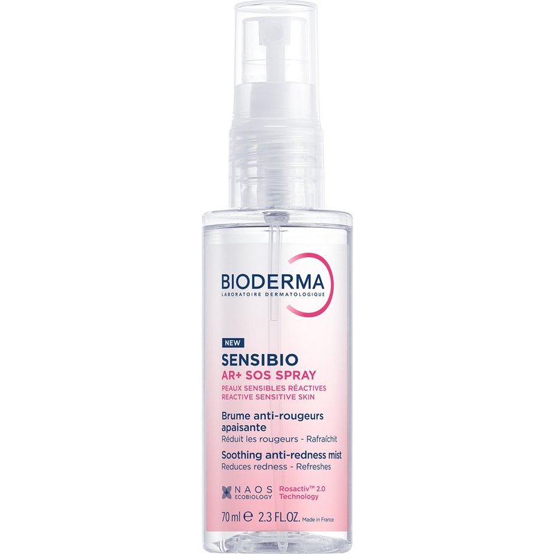 Bioderma Sensibio AR+ SOS Spray - Soothing Anti-Redness Mist for Sensitive Skin Prone to Redness 70ml