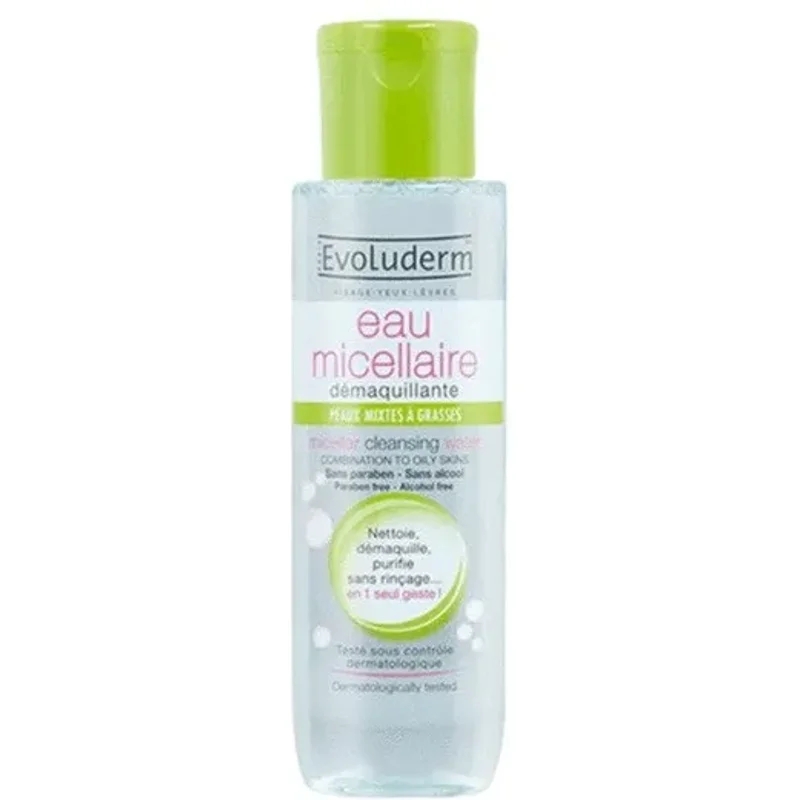 Evoluderm Micellar Cleansing Water For Combination To Oily Skins 250ml