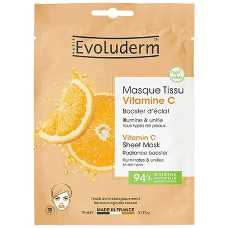Evoluderm Vitamin C Sheet Mask 19ml