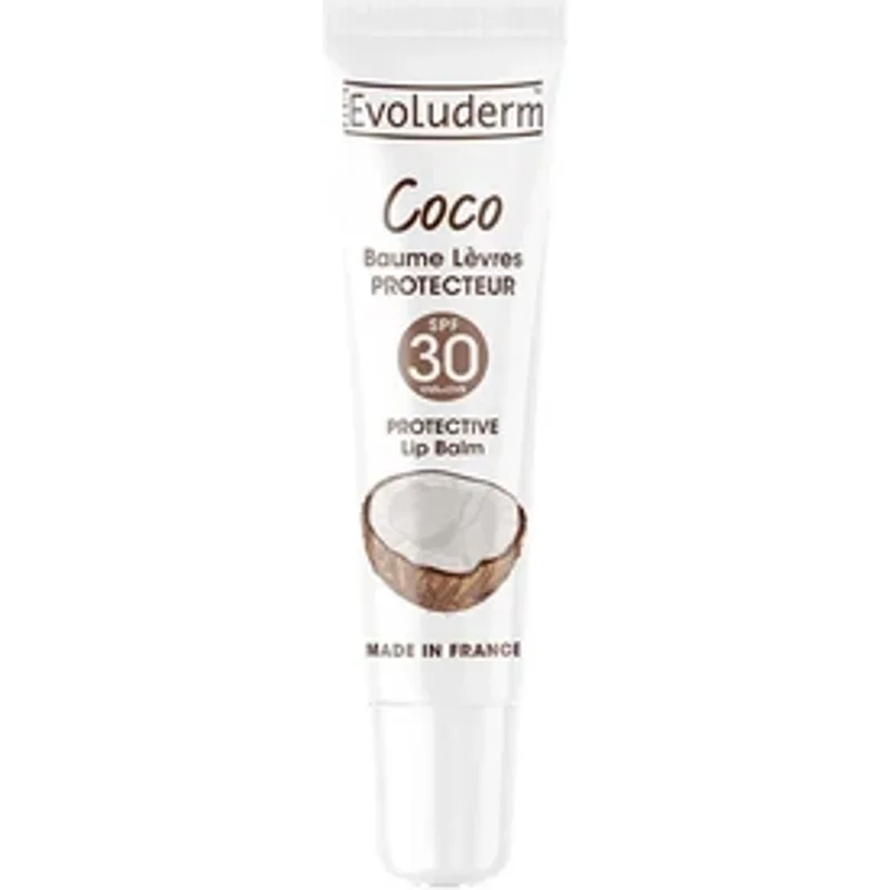 Evoluderm Protective Lip Balm SPF 30 Coconut 15ml