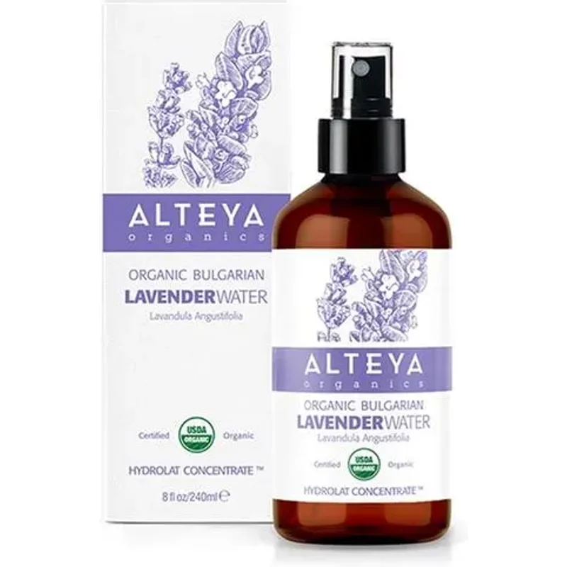 Alteya Organics Bulgarian Lavender Glass Water Spray 240ml
