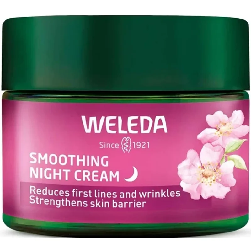 Weleda Smoothing Night Face Cream With Wild Rose & White Tea 40ml