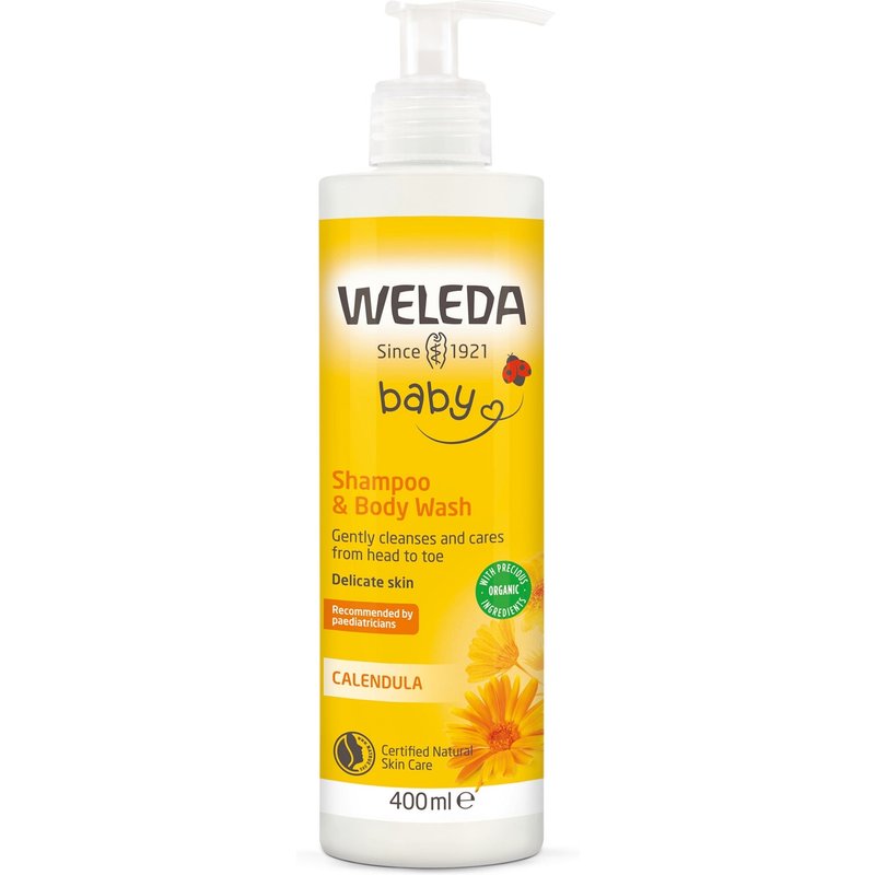 Weleda Calendula Shampoo and Bodywash 400ml